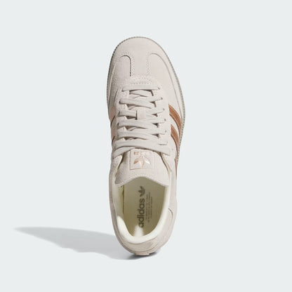 Women's Adidas Samba OG - Off White / Copper Metallic / Putty Beige