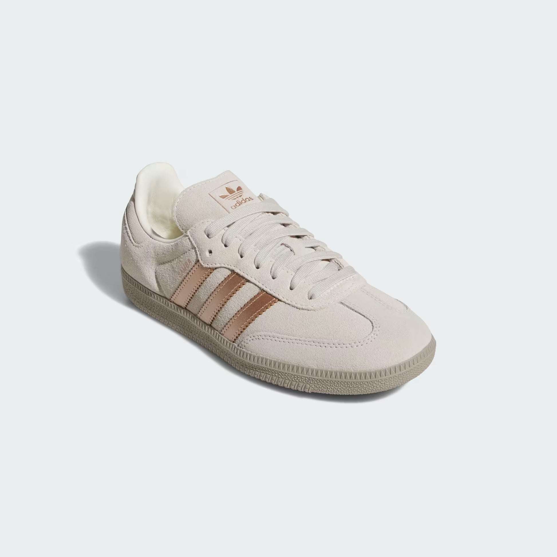 Women's Adidas Samba OG - Off White / Copper Metallic / Putty Beige