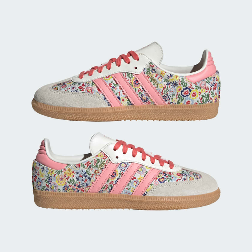 Grade School Adidas Samba OG Shoes - Liberty London