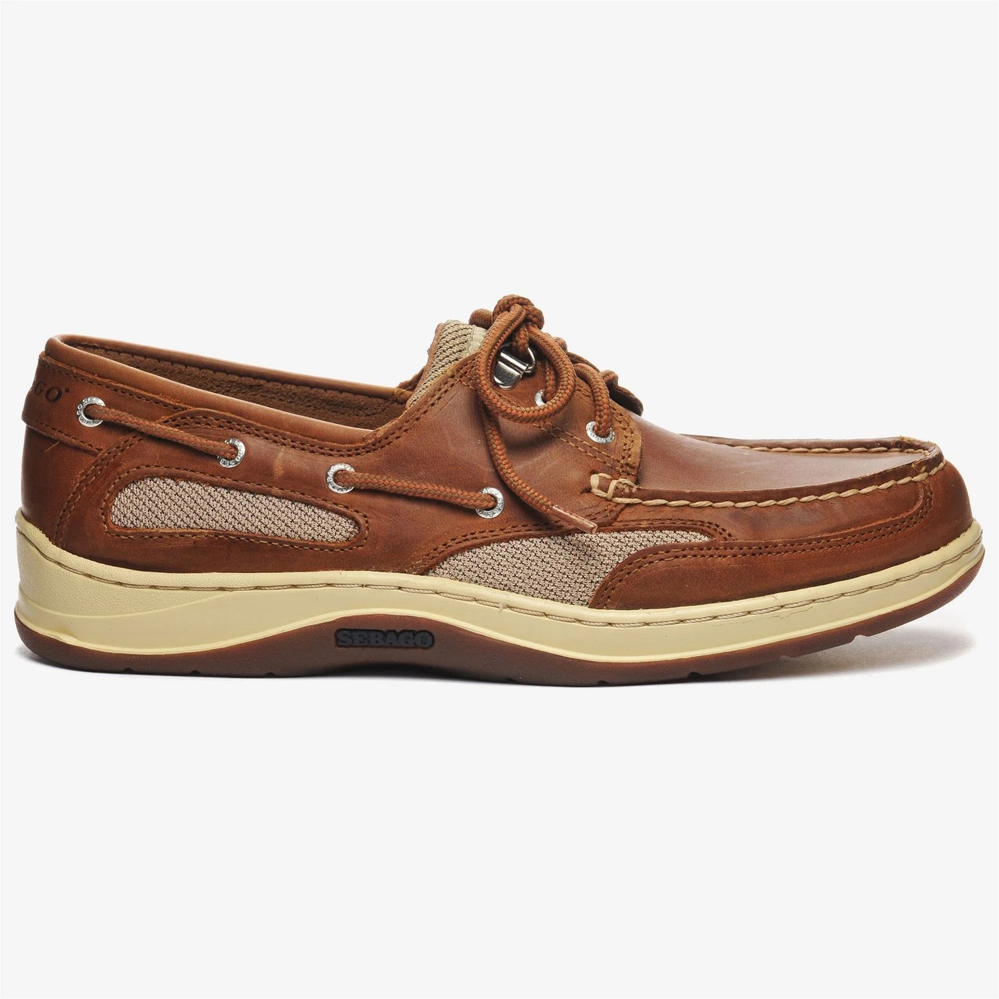 Men's Sebago Clovehitch II FGL Waxed - Brown Cinnamon