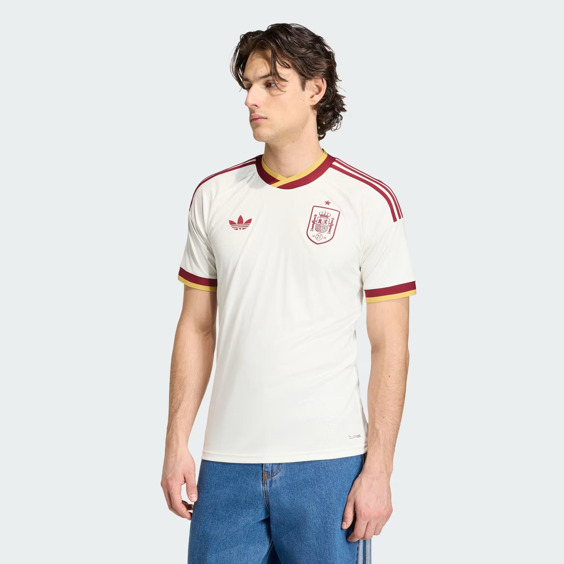 Adidas Spain 26 Away Jersey - Off White