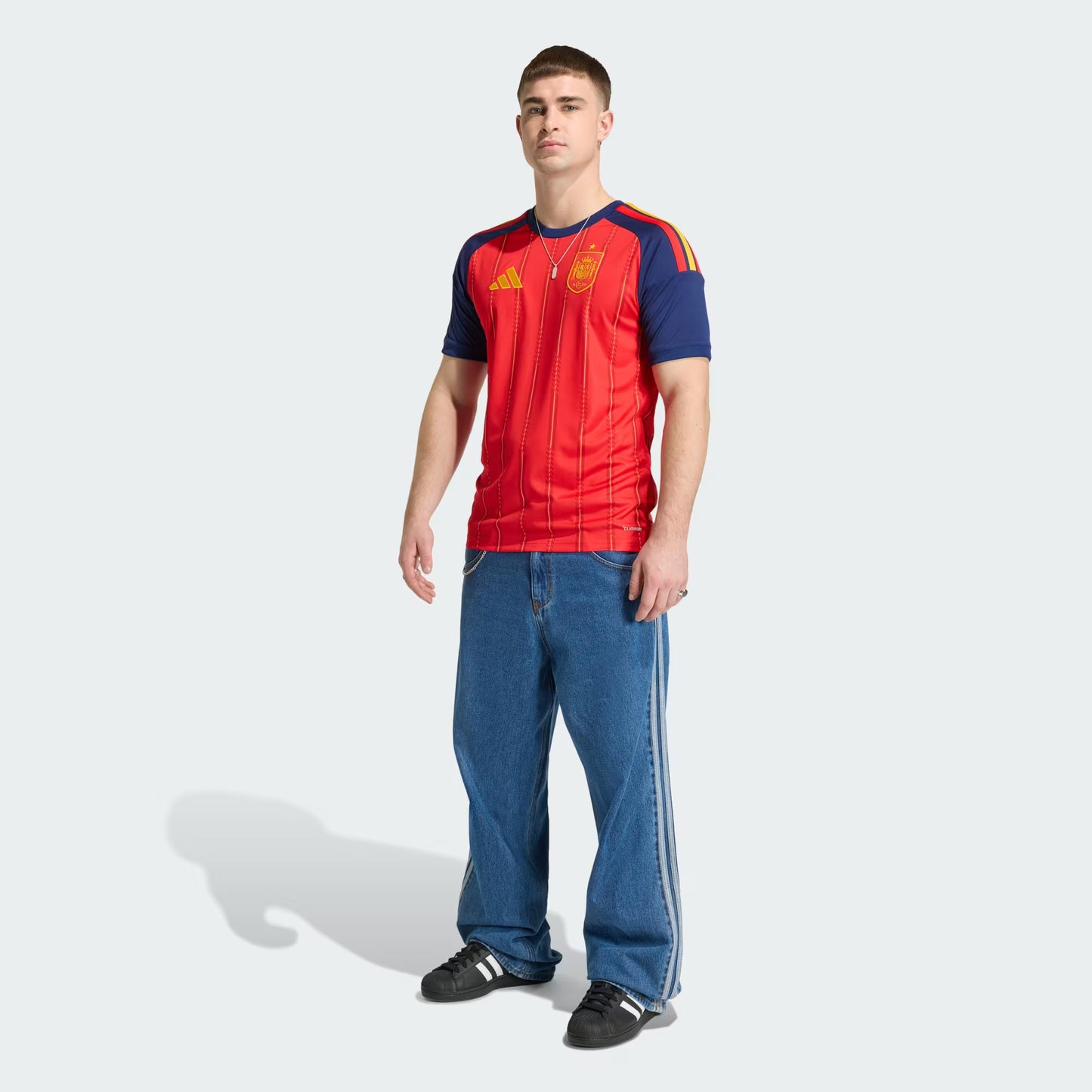 Mens's Adidas Spain Home Jersey