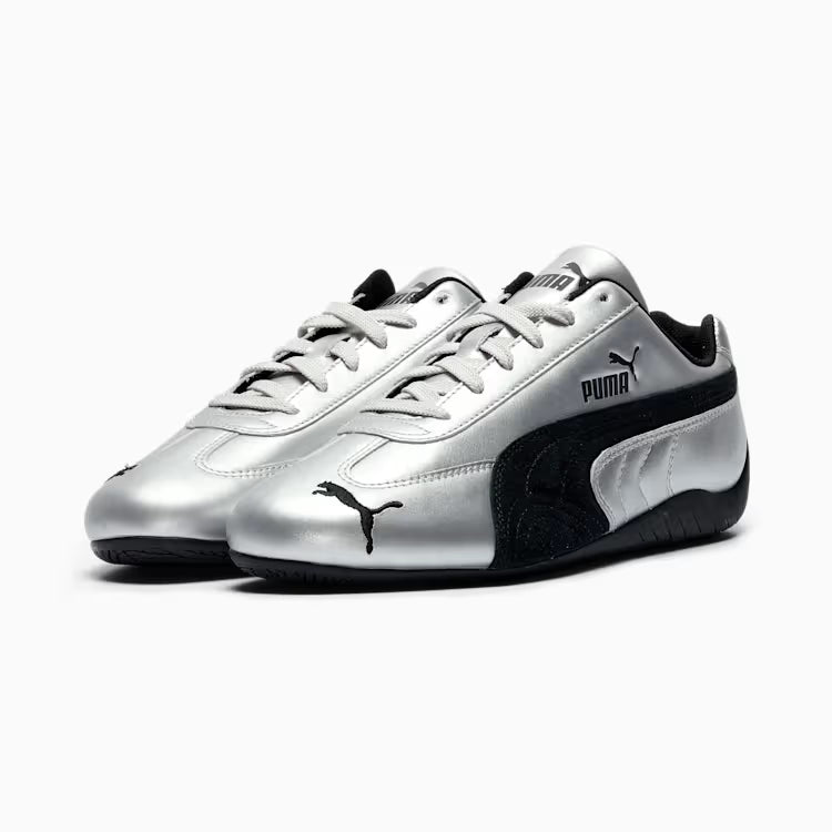 Women's Puma Speedcat Metallic - Puma Silver/Puma Black