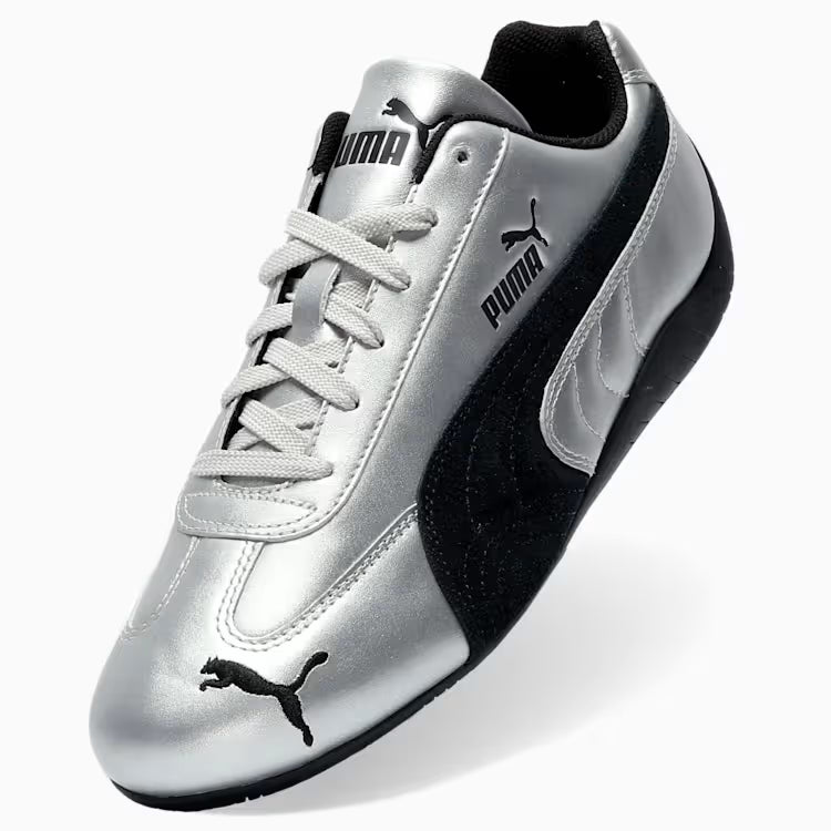 Women's Puma Speedcat Metallic - Puma Silver/Puma Black
