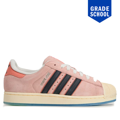 Grade School Adidas x SpongeBob Superstar “Patrick Star” Core Black Wonder Clay