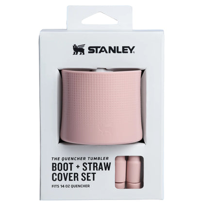Stanley Quencher Boot and Straw Cover Set 14oz - Pink Dusk