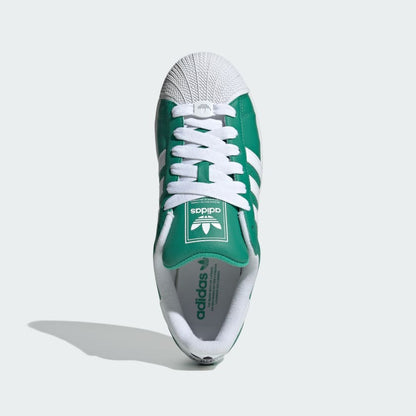 Men's Adidas Superstar II - Semi Court Green/Cloud White/Core Black