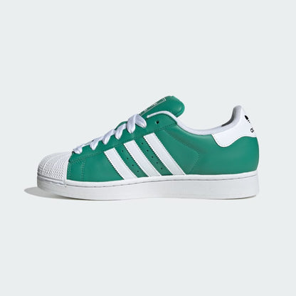 Men's Adidas Superstar II - Semi Court Green/Cloud White/Core Black