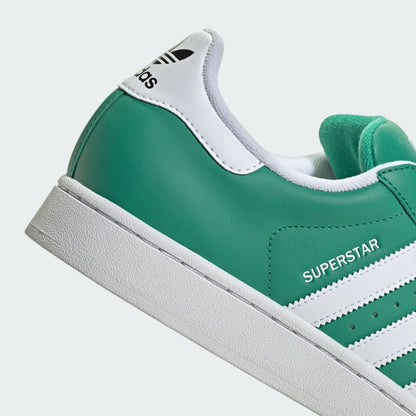 Men's Adidas Superstar II - Semi Court Green/Cloud White/Core Black