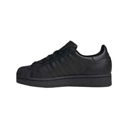 Grade School Adidas Superstar II J Shoes - Black