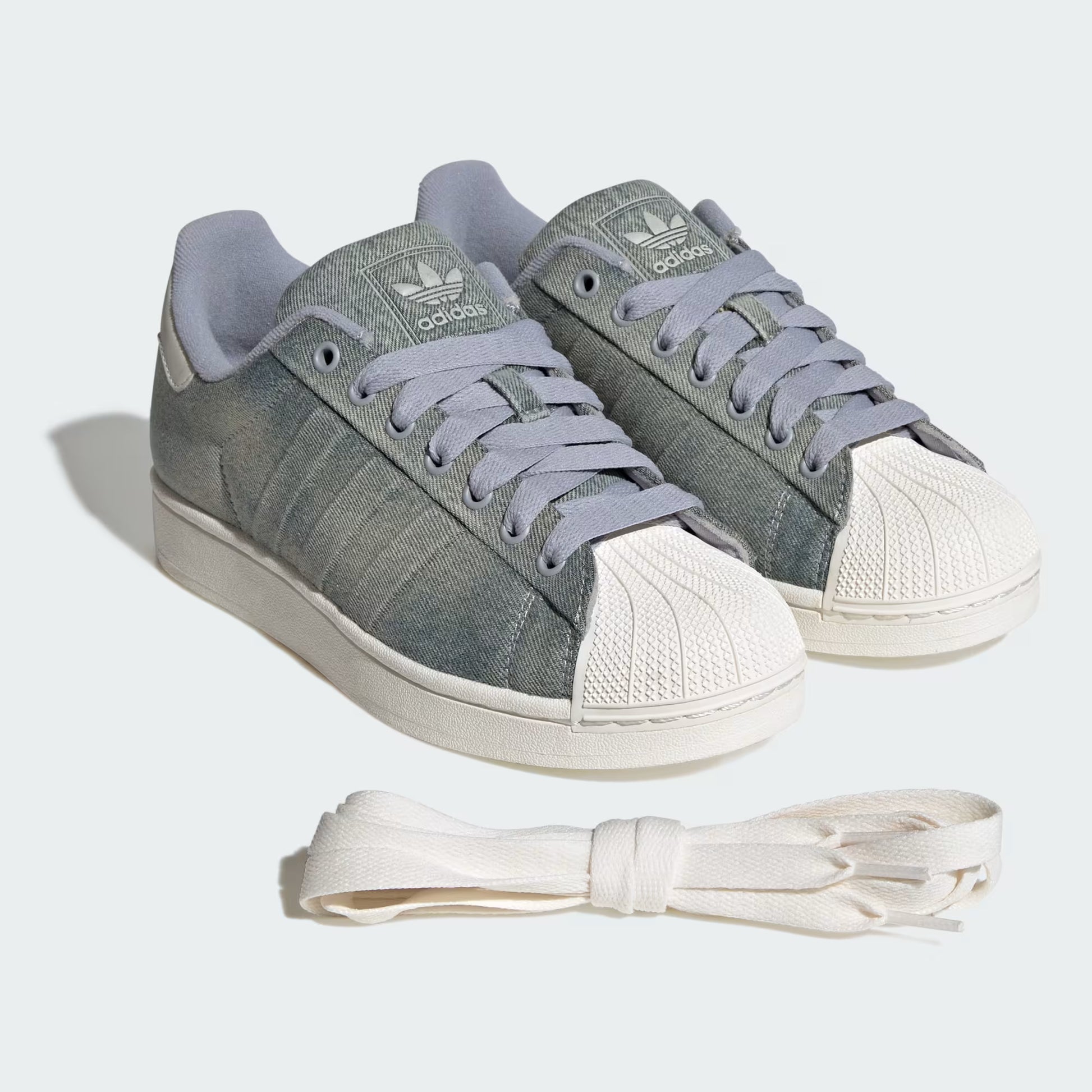 Men's Adidas Superstar II - Halo Silver / Core White