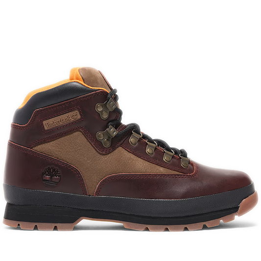 Men's Timberland Euro Hiker Mid Boot - Burgundy