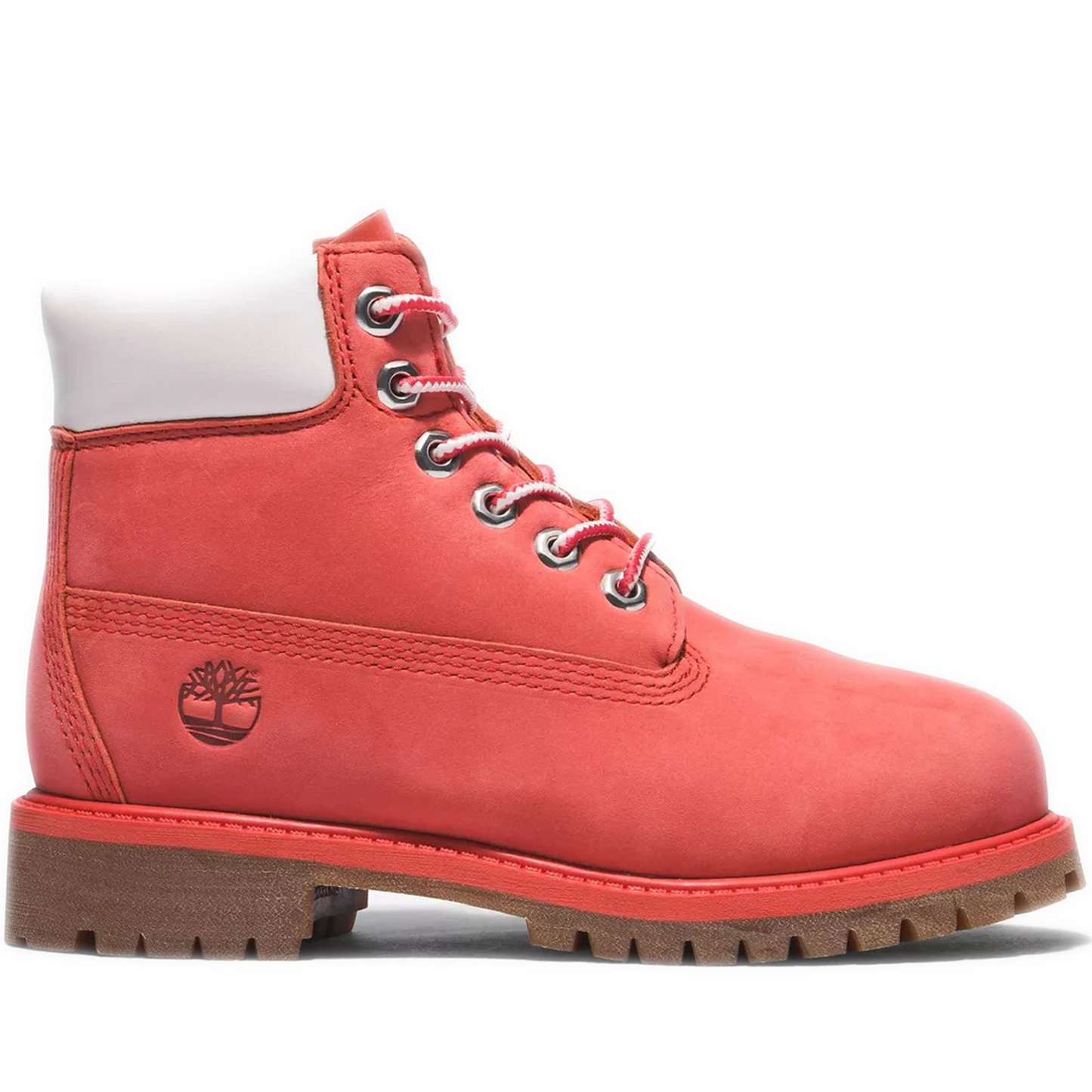Grade School Timberland Premium 6 Inch Waterproof Boot Medium Pink Cool J s Miami