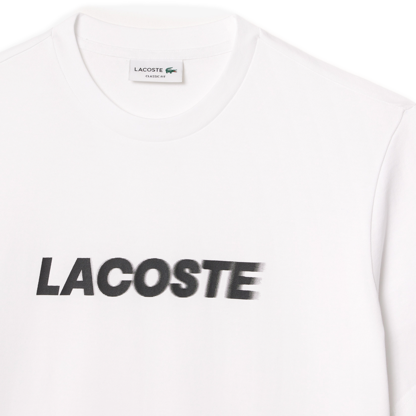 Men's Lacoste Heavy Cotton Logo T-Shirt - White