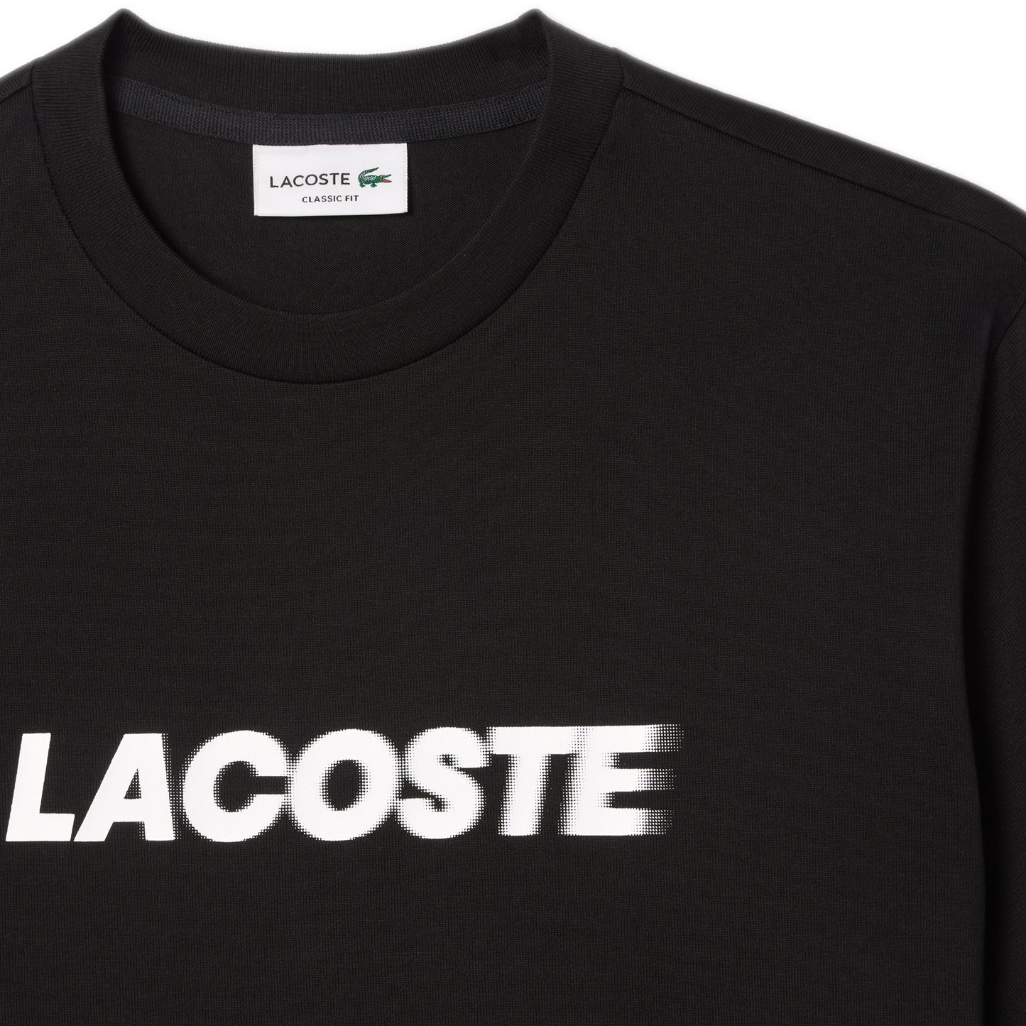 Men's Lacoste Heavy Cotton Logo T-Shirt - Black