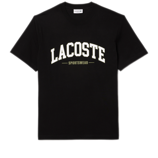 Men's Lacoste Cotton T-Shirt - Black