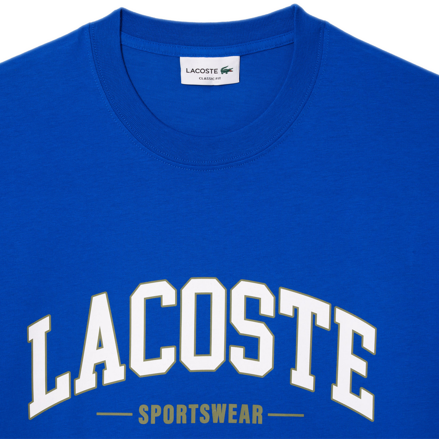 Men's Lacoste Cotton T-Shirt - Blue