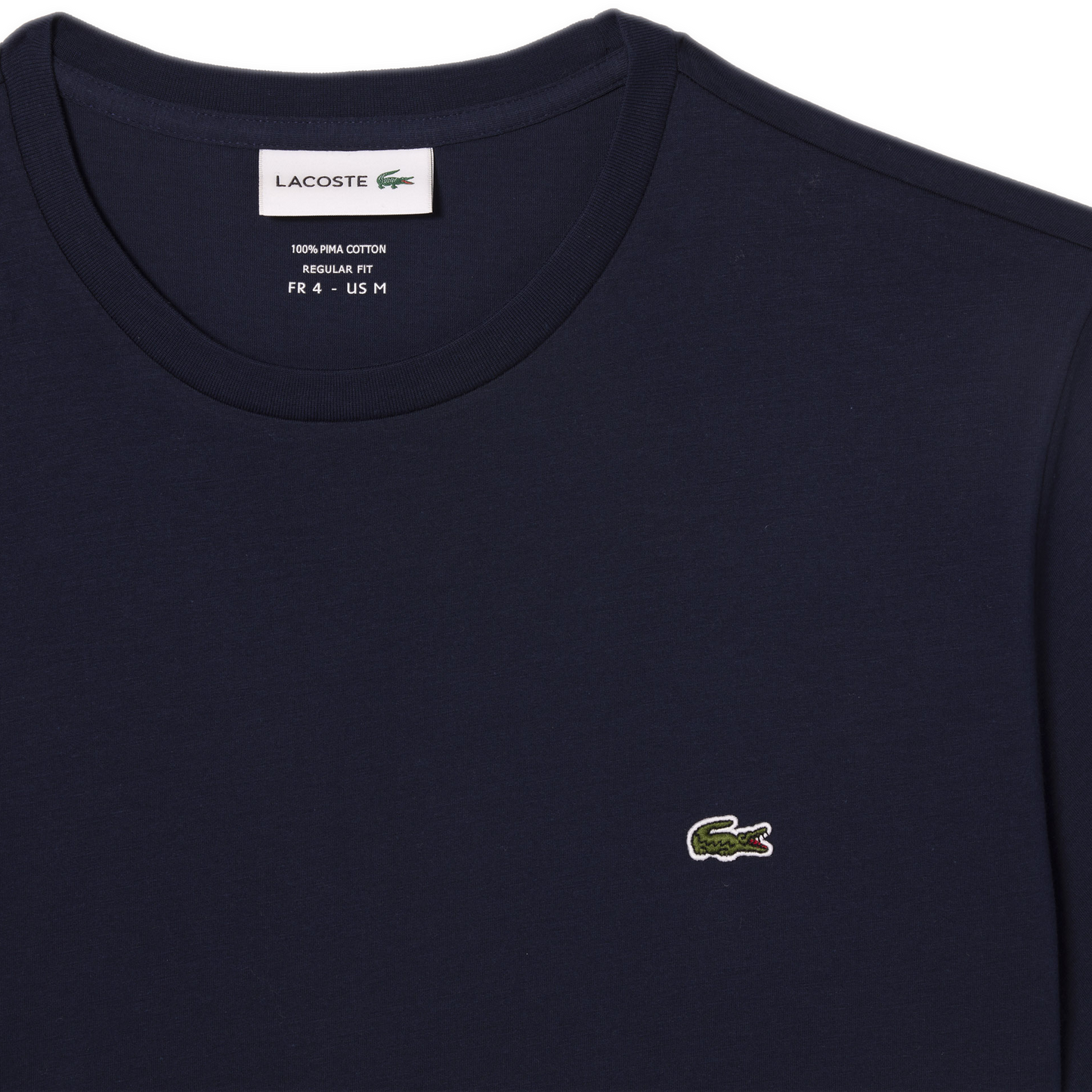 Men's Lacoste Pima Cotton T-Shirt - Navy Blue