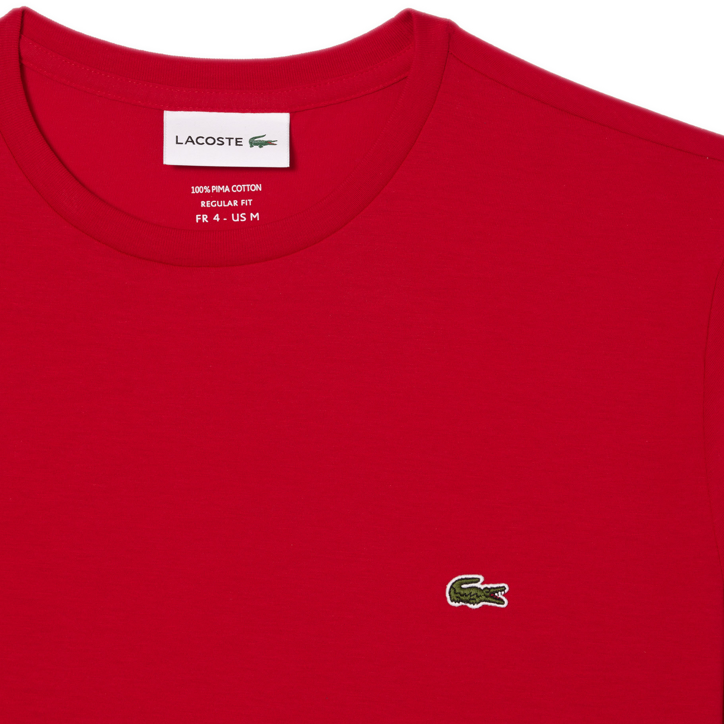 Men's Lacoste Pima Cotton T-Shirt - Red