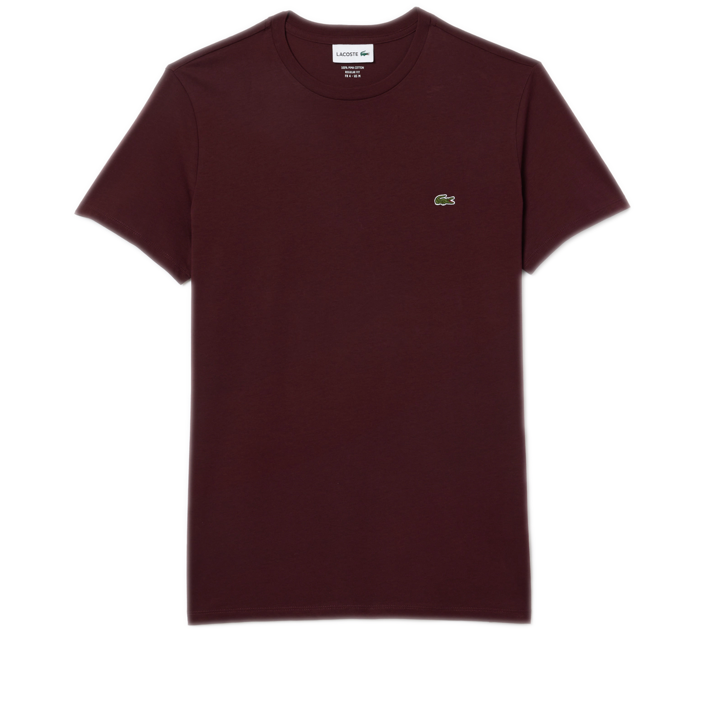 Men's Lacoste Pima Cotton T-Shirt - Bordeaux Dark