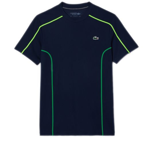 Men's Lacoste Pique Tennis T-Shirt - Navy