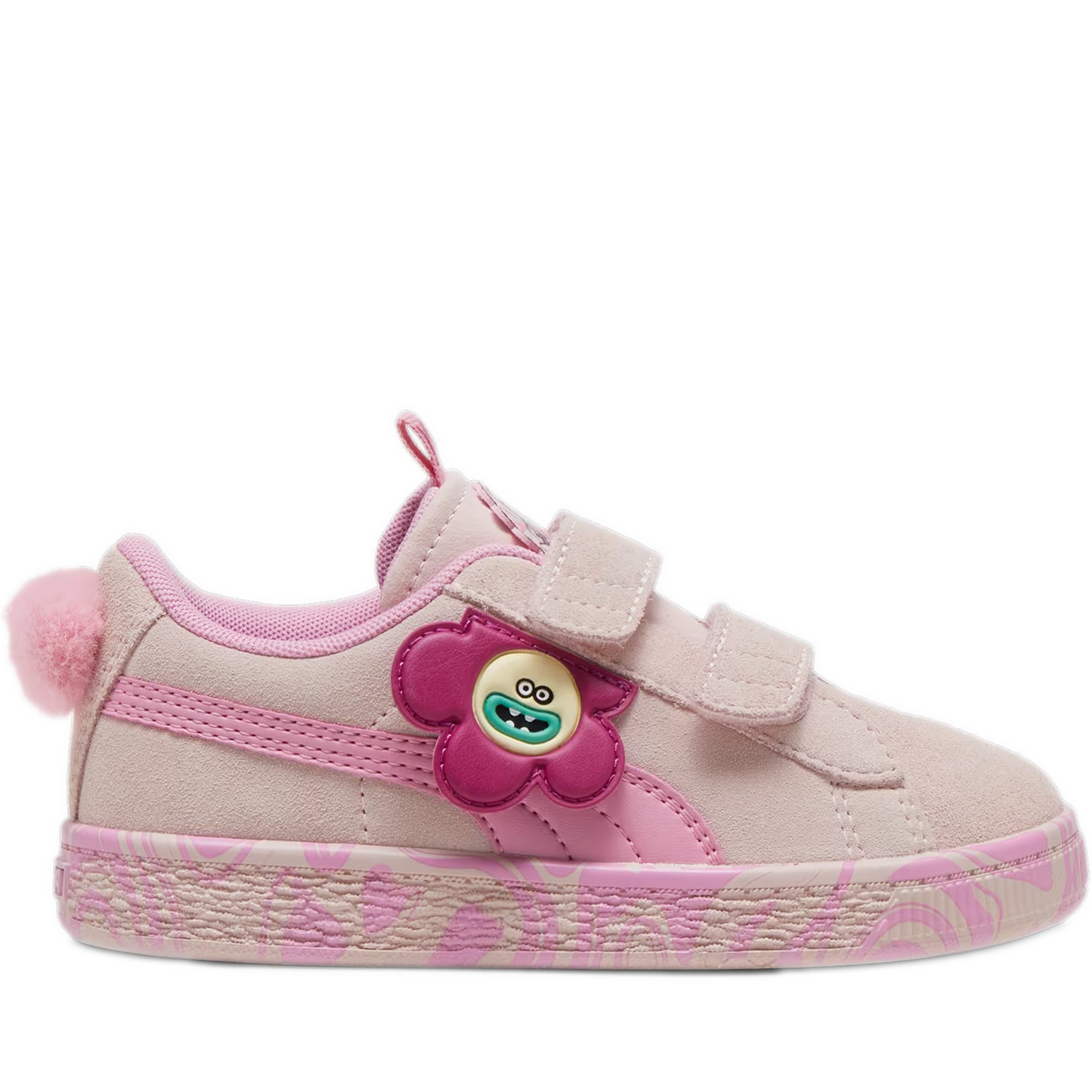 Pre School Puma X Trolls Suede Classic - Mauve Mist/ Mauved Out