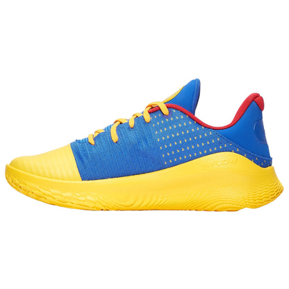 Men's Under Armour Curry 4 Low Flotro - Yellow/Blue