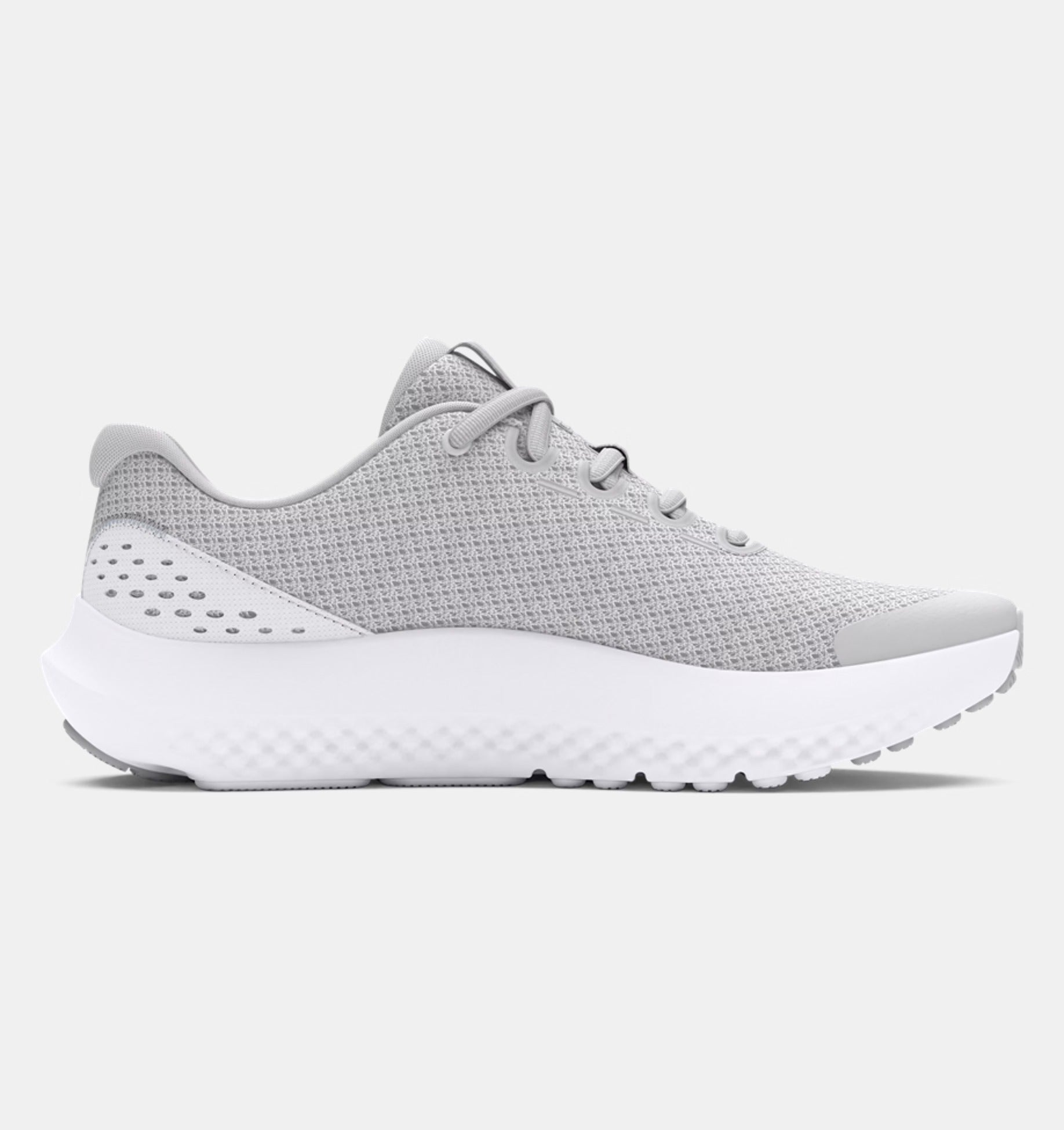 Grade School Under Armour Surge 4 - Halo Gray/White/Iridescent