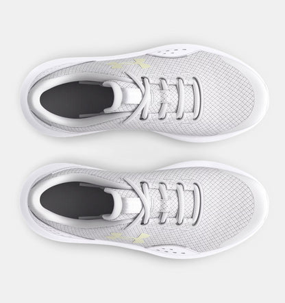 Grade School Under Armour Surge 4 - Halo Gray/White/Iridescent