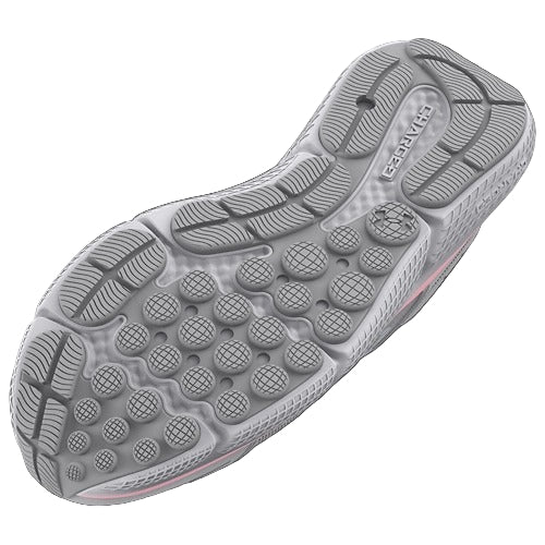 Grade School Under Armour Assert 10 Running Shoes - Pink/Pink/Grey