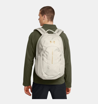 Under Armour Hustle 6.0 Pro Backpack - Summit White/Metallic Gold