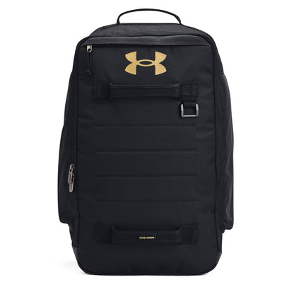 Under Armour Contain Backpack - Black/Metallic Gold