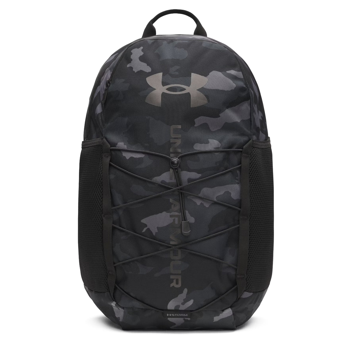 Under Armour Hustle Sport 6.0 Backpack - Black/Metallic  display picture 2