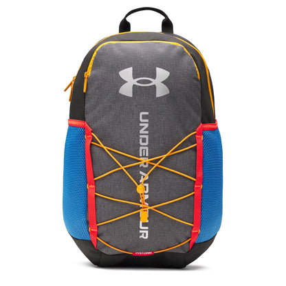 Under Armour Hustle Sport 6.0 Backpack - Black/Metallic Silver
