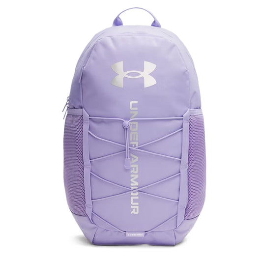 Under Armour Hustle Sport 6.0 Backpack - Transparent/Metallic Silver