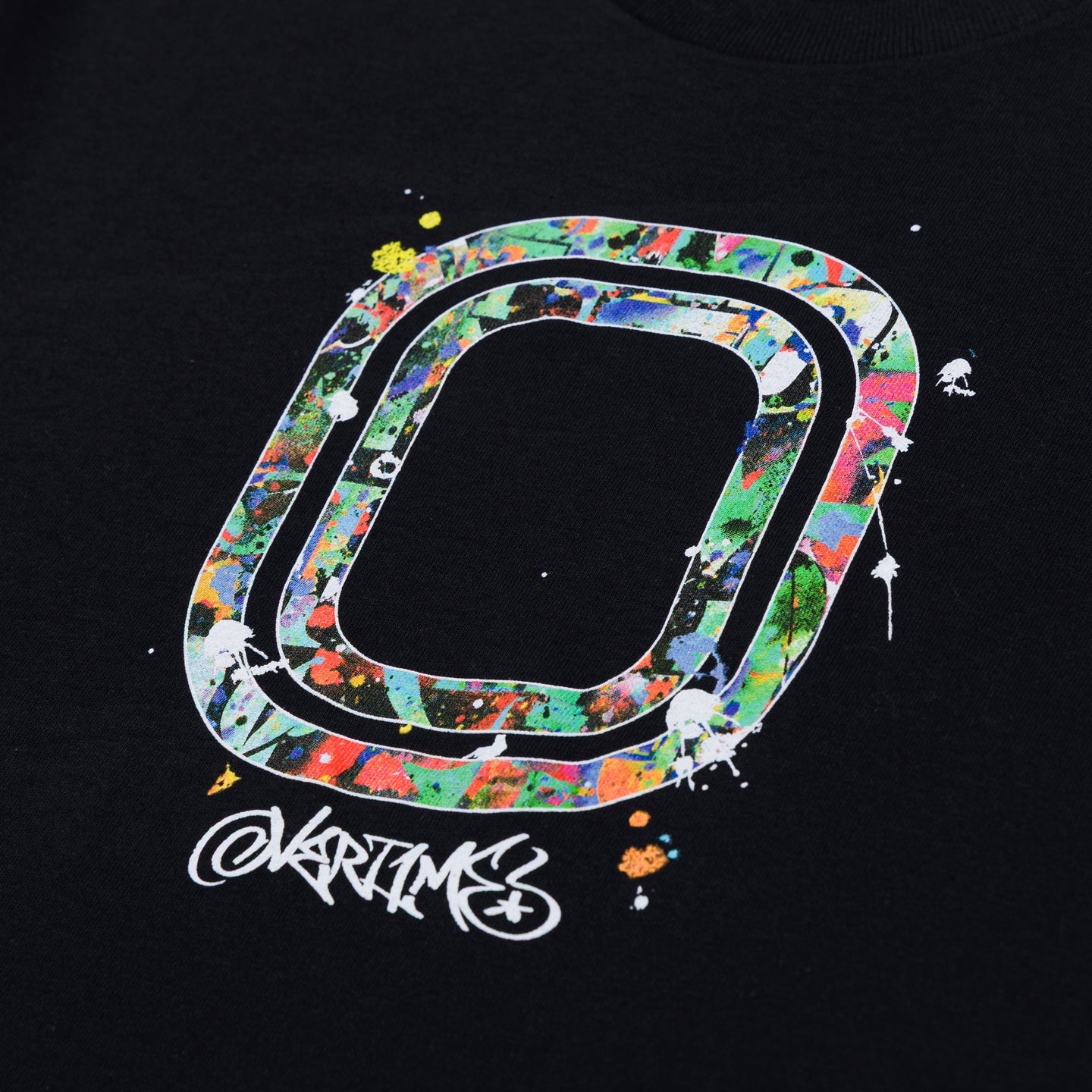 Overtime Vandal Paint Tee - Black