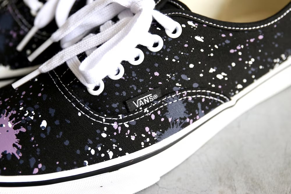 Grade School Vans Splatter - Splatter Black