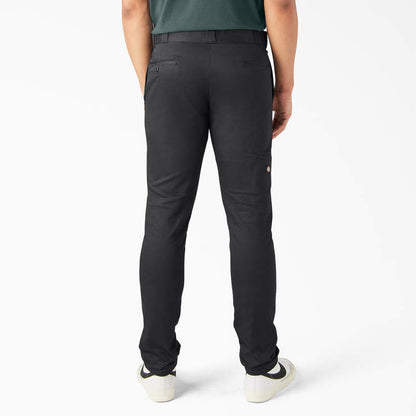 Men's Dickies Skinny DBL Knee Pants - Black
