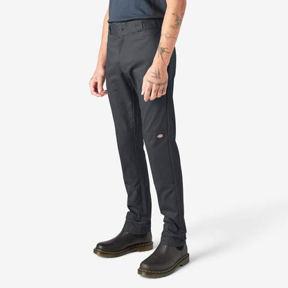 Men's Dickies Skinny DBL Knee Pants - Charcoal
