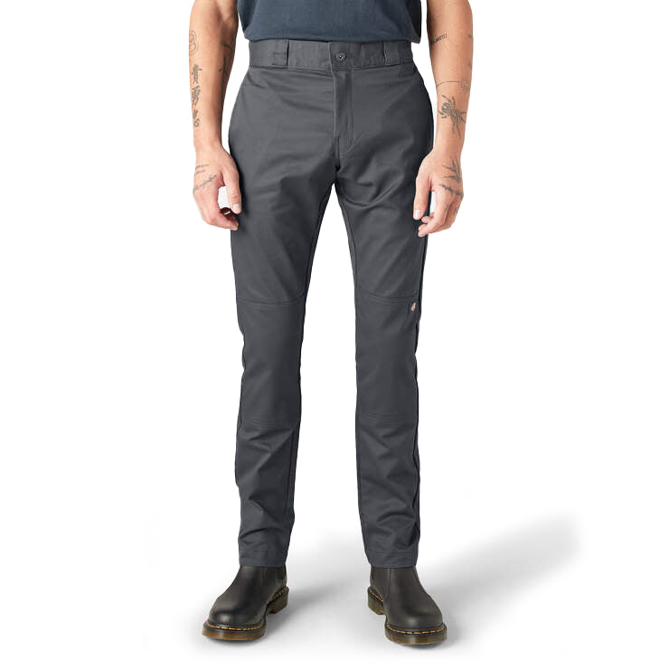 Men's Dickies Skinny DBL Knee Pants - Charcoal