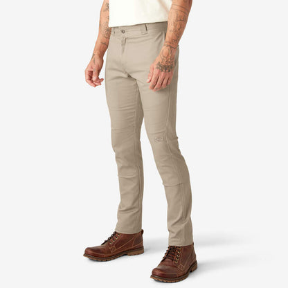 Men's Dickies Skinny DBL Knee Pants - Desert Sand