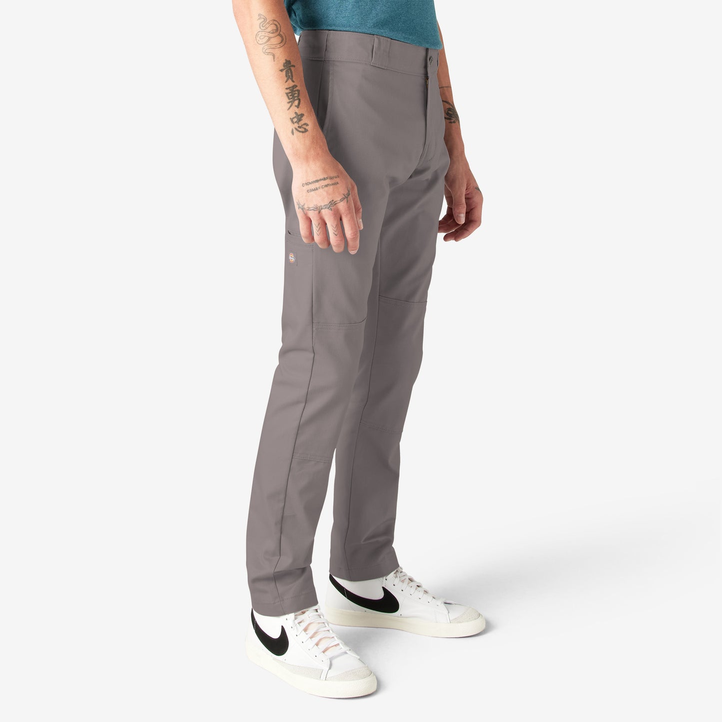 Men's Dickies FLEX Skinny Fit Double Knee Work Pants - Silver
