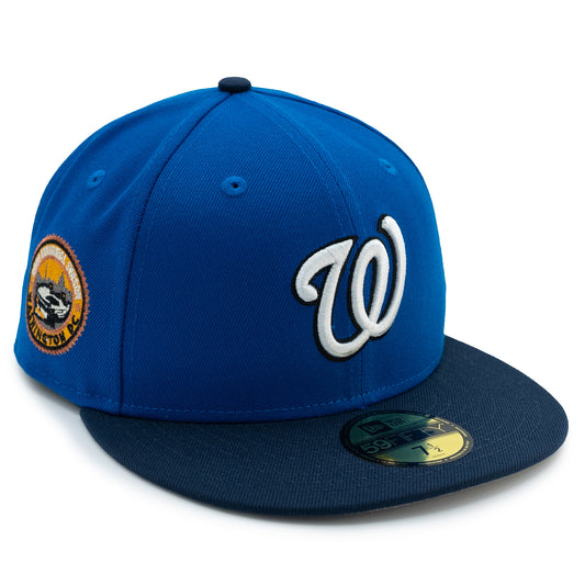 New Era Washington Nationals 59FIFTY Fitted Hat - Royal Blue/Dark Blue