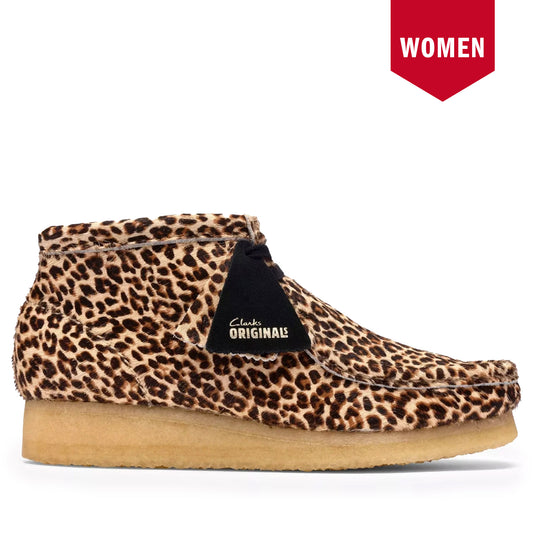 Women's Wallabee Boot - Leopard Print Leopard Print