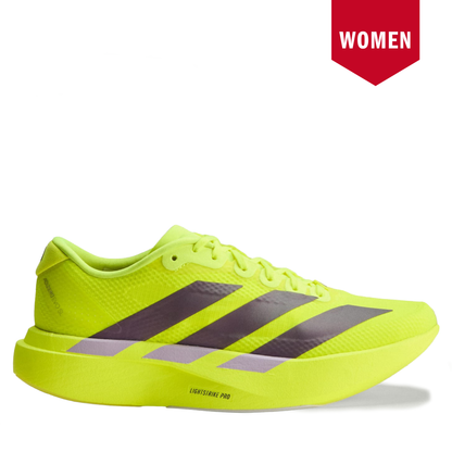 Women´s Adidas Adizero Evo SL Solar Yellow Aurora Plum Powder Plum