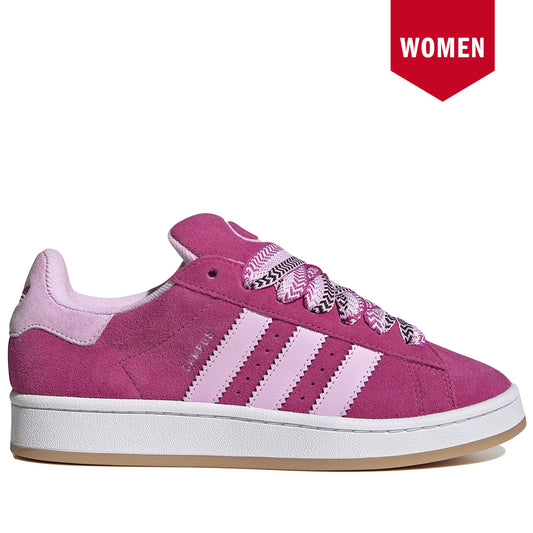 Women's Adidas Campus 00s Shoes - Fuchsia/Orchid/White