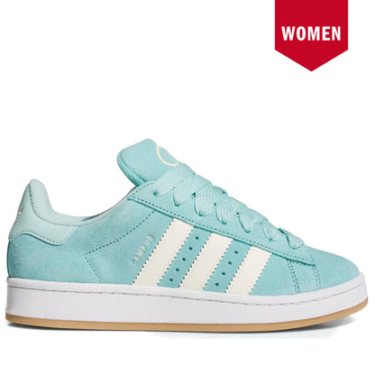 Women's Adidas Campus 00s Shoes - Mint/White/Aqua