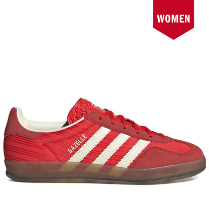 Women's Adidas Gazelle Indoor Shoes - Red/Better Scarlet/Cream White