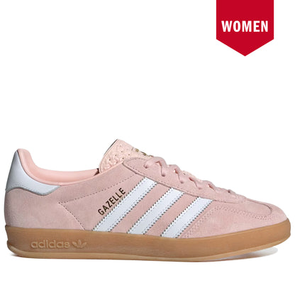 Women's Adidas Gazelle Indoor Shoes - Sandy Pink/Cloud White/Gum