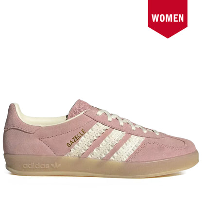 Women's Adidas Gazelle Indoor Shoes - Wonder Mauve/Cream White/Gum